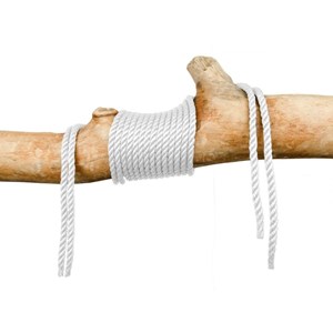 Corde pour hamac blanc 8mm 3 torons