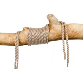 Corde pour hamac beige 8mm 3 torons