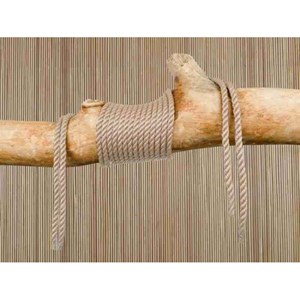 Corde pour hamac beige 8mm 3 torons