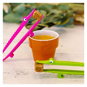 Petite pince à servir  vert clair