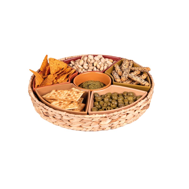 Service apéritif 7 pièces bamba 36 cm