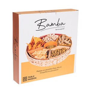Service apéritif 7 pièces bamba 36 cm