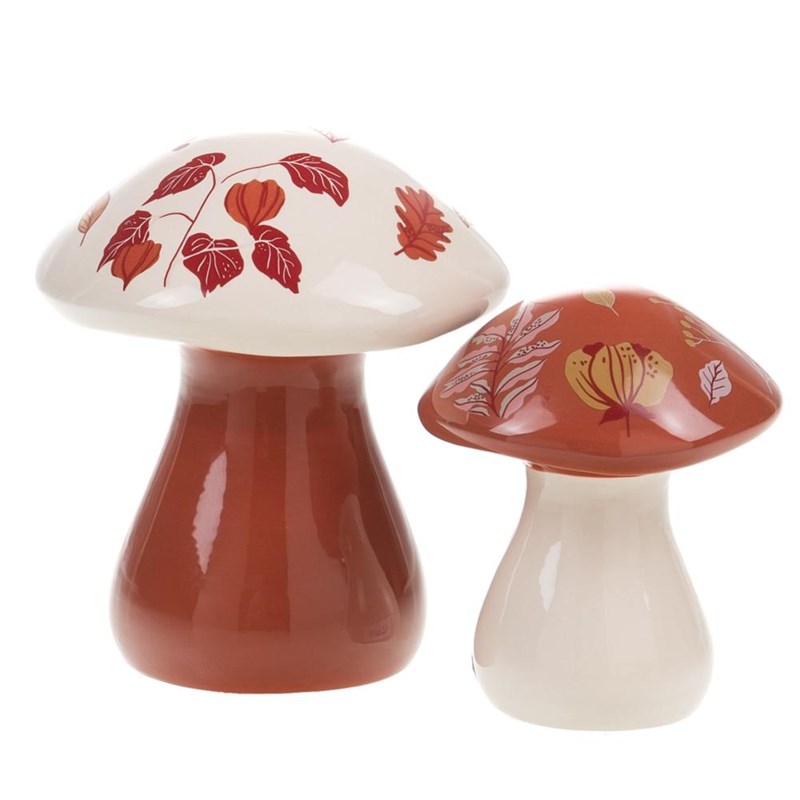 Set de 2 champignons rosalie