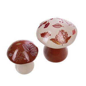 Set de 2 champignons rosalie