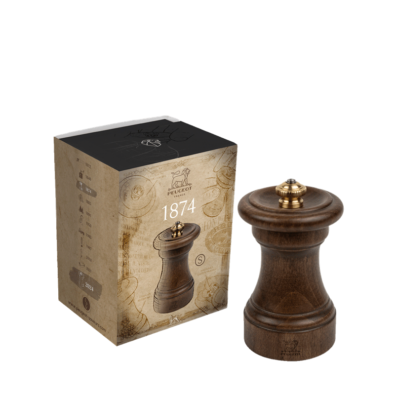 1874 moulin à sel manuel en bois