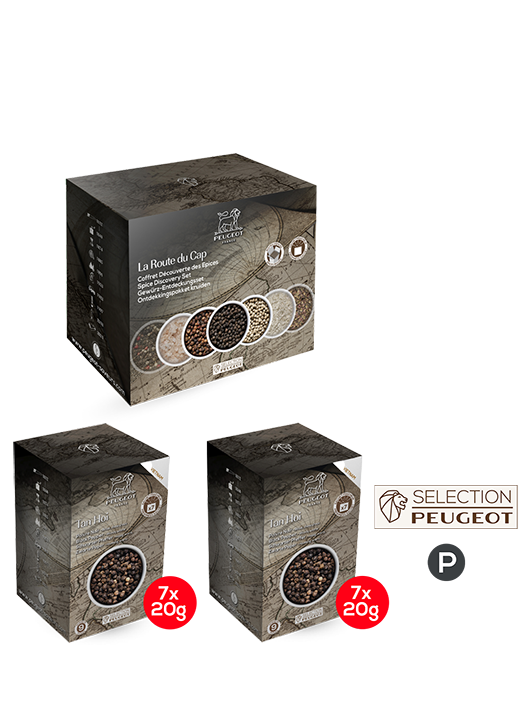 Peugeot - Tan hoi pack de 2 étuis de poivres tan