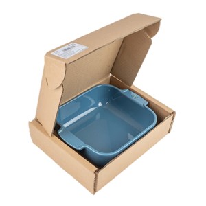 Appolia plat à four carré, light blue,