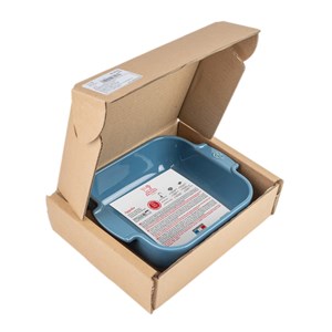 Appolia plat à four carré, light blue,