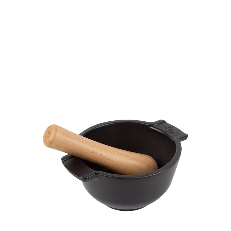 Appolia mortier en céramique ardoise et