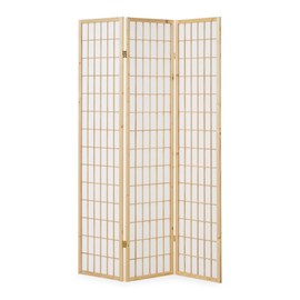 Paravent naturel shoji 3 panneaux