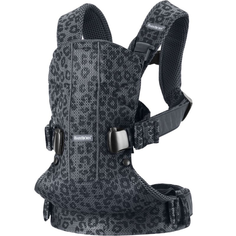 Porte-bébé one air tissu mesh 3d léopard