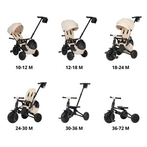Tricycle qplay nova max beige