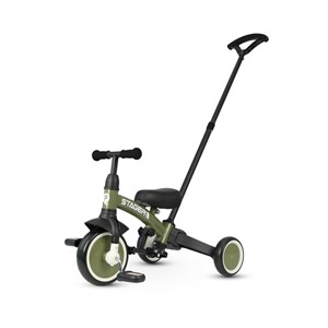 Tricycle qplay stager 3-en-1 vert