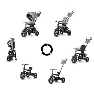Tricycle qplay marron