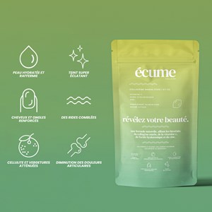 Collagène marin beauté - 1 mois (1 sachet) - citron