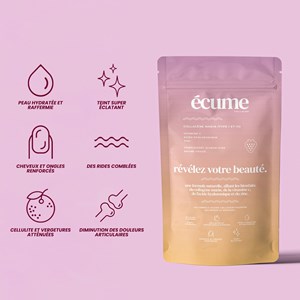 Collagène marin beauté - 3 mois (3 sachets) - fraise