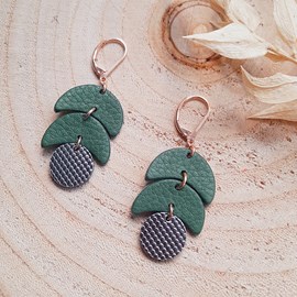 Boucles légères calder vert de gris