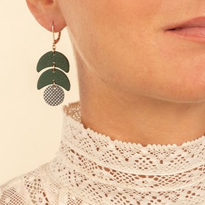 Boucles légères calder vert de gris