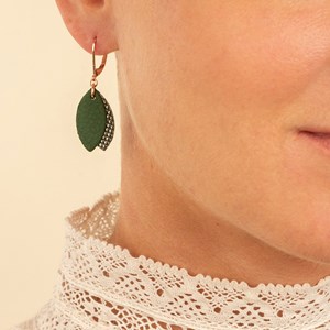 Boucles légères les loulous vert de gris