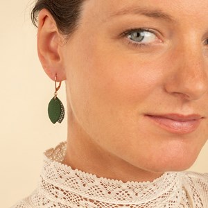 Boucles légères les loulous vert de gris