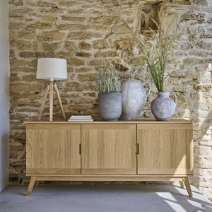 Buffet 3 portes bois adèle