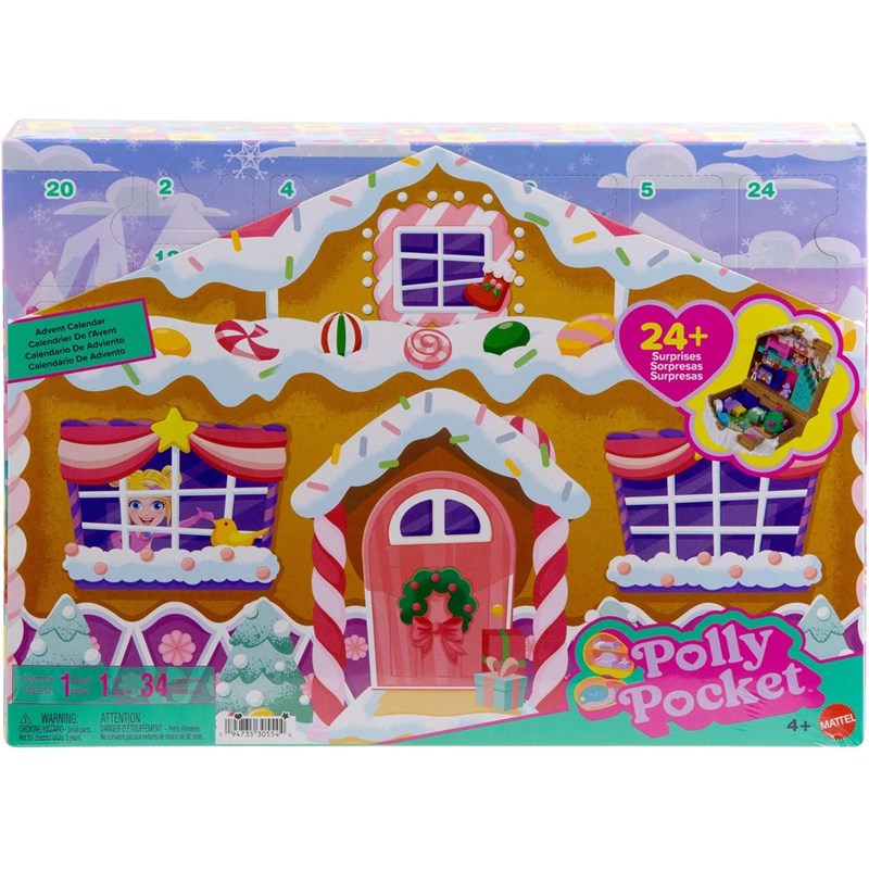Polly pocket-calendrier de l'avent maiso