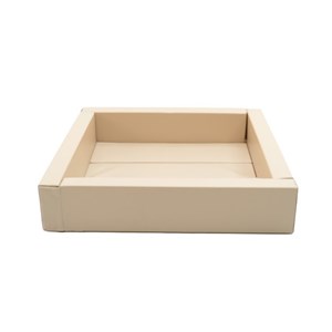 Piscine à balles en mousse beige