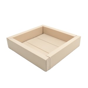 Piscine à balles en mousse beige