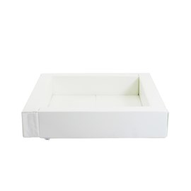 Piscine à balles en mousse blanc