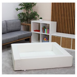 Piscine à balles en mousse blanc