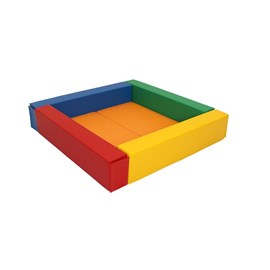 Piscine à balles en mousse multicolore