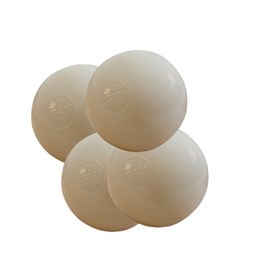 500 balles de jeu en mousse beige