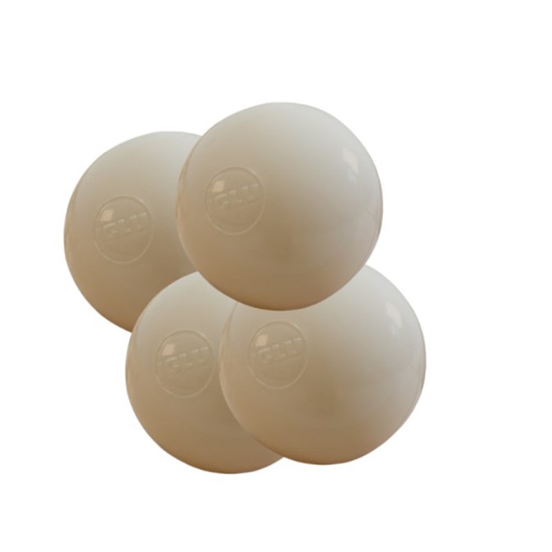 500 balles de jeu en mousse beige