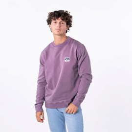 Sweat winter en coton bio violet