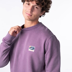 Sweat winter en coton bio violet S