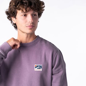 Sweat winter en coton bio violet S