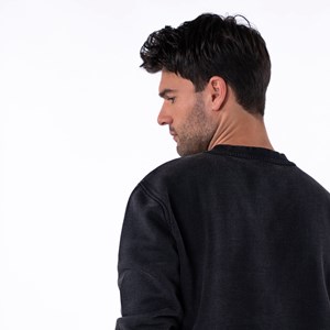 Sweat winter en coton bio gris foncé S