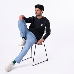 Sweat winter en coton bio gris foncé S