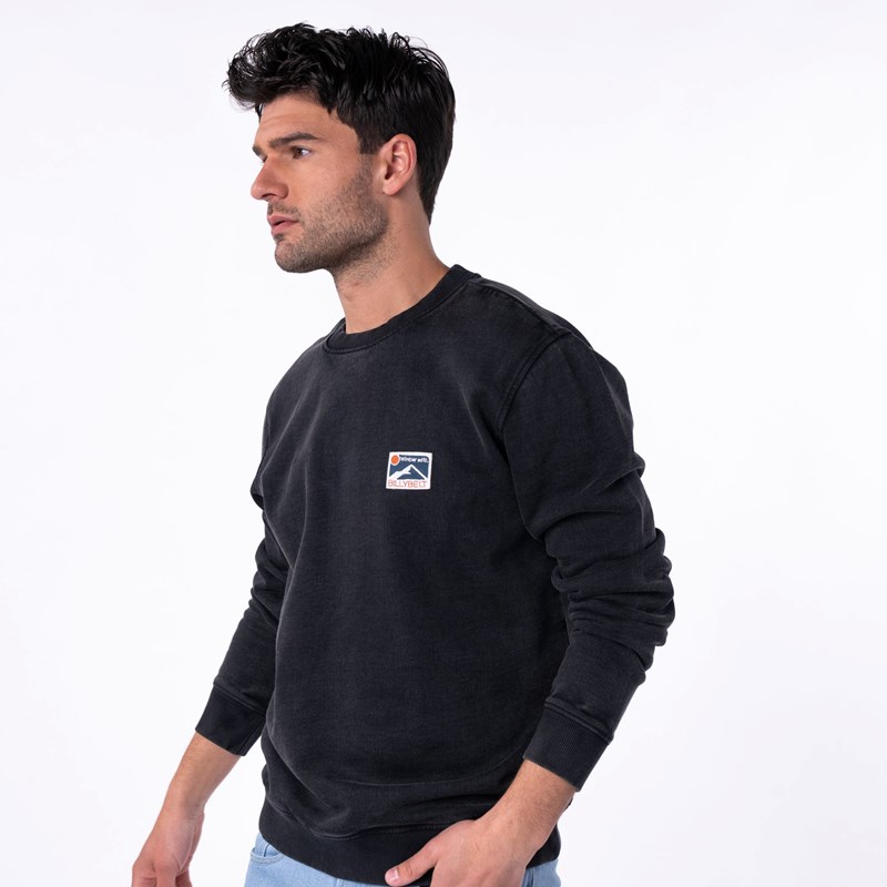 Sweat winter en coton bio gris foncé