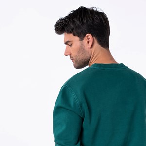 Sweat winter en coton bio vert S
