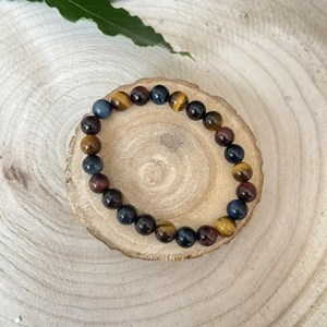 Bracelet trois yeux – énergie et protection en pierres naturelles
