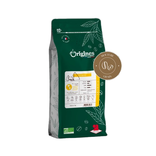 Café bio pérou norandino - pur arabica - grain 1 kg