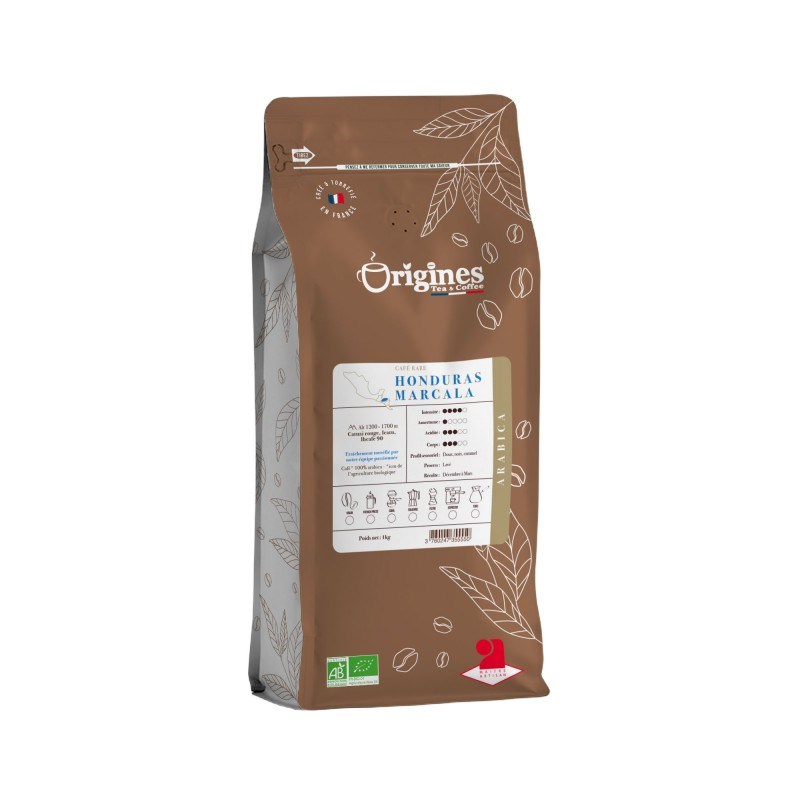 Marcala - café rare bio du honduras - grains 1kg