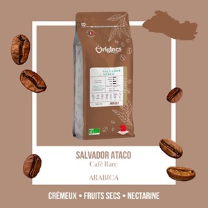 Café rare bio - salvador ataco - grain 1kg