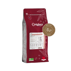 Café bio prestige d'arabica - blend pur arabica - grain 1 kg