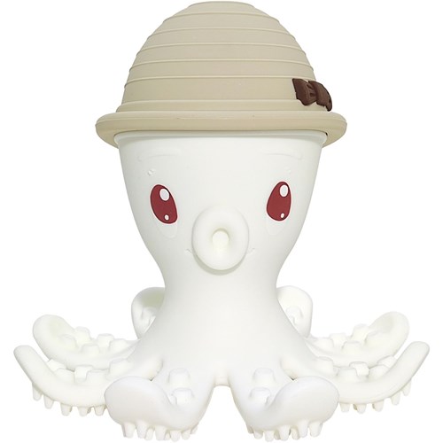 Babytolove - Jouet de dentition Bonnie la pieuvre sable - Blanc