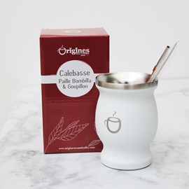 Coffret maté - calebasse et bombilla en inox