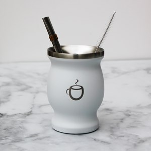 Coffret maté - calebasse et bombilla en inox