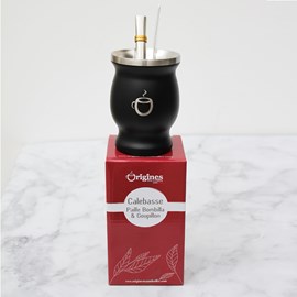 Coffret maté - calebasse et bombilla en inox