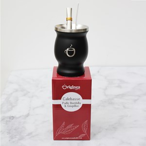 Coffret maté - calebasse et bombilla en inox